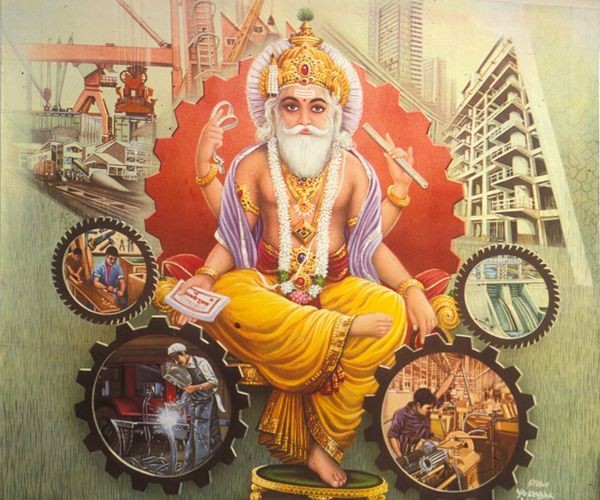 vishwakarma bhagwan photo