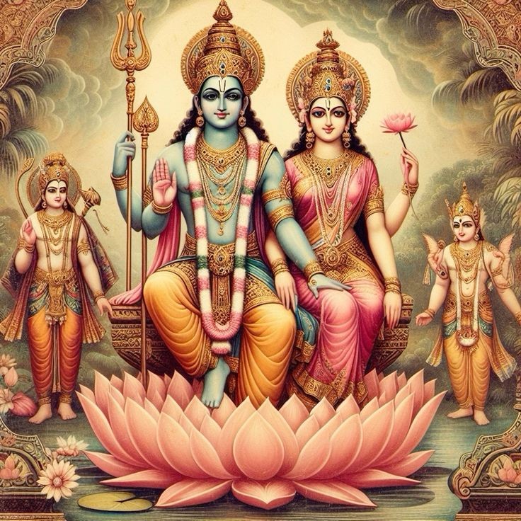 wallpaper vishnu lakshmi photo