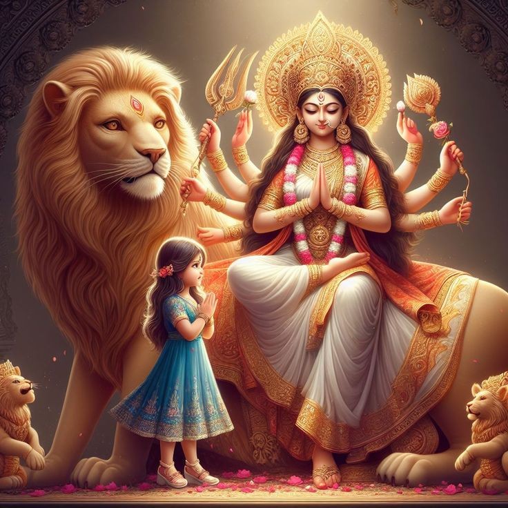 whatsapp dp durga maa image