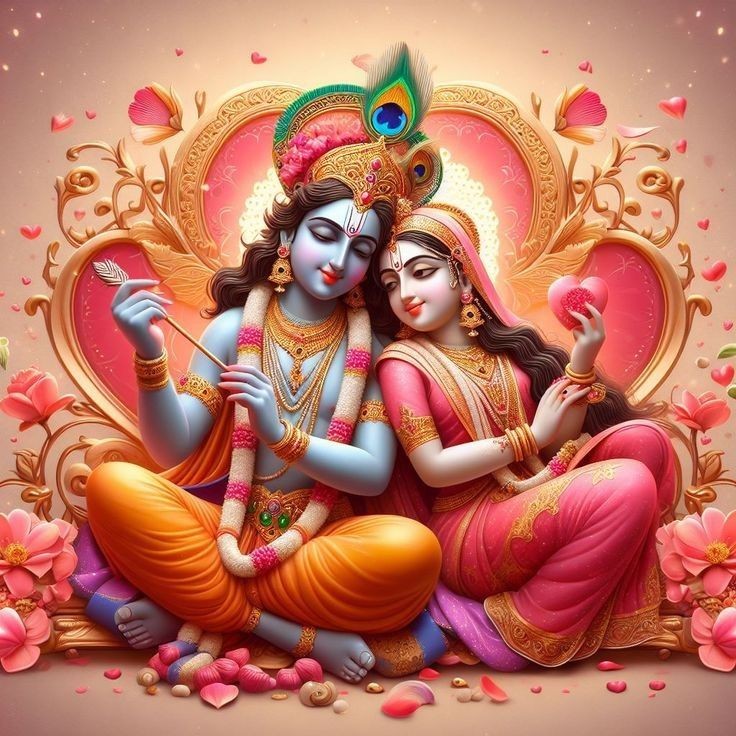 romantic radha krishna dp