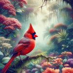 A sitting finch capturing the beauty of nature in a dynamic background for Android