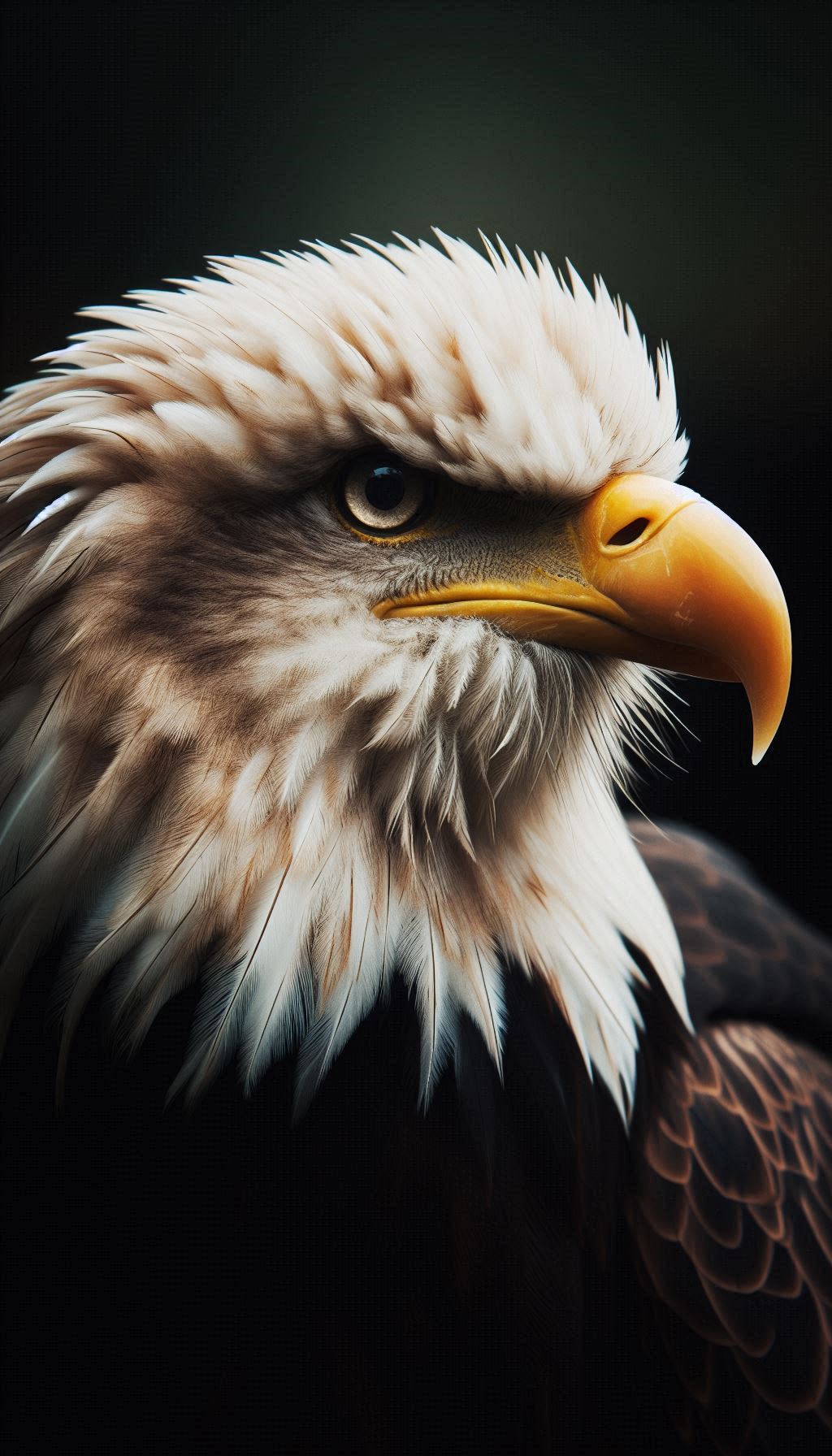 Eagle in Profile The Fierce Beauty of Raptor Wallpapers for Android and iPhone