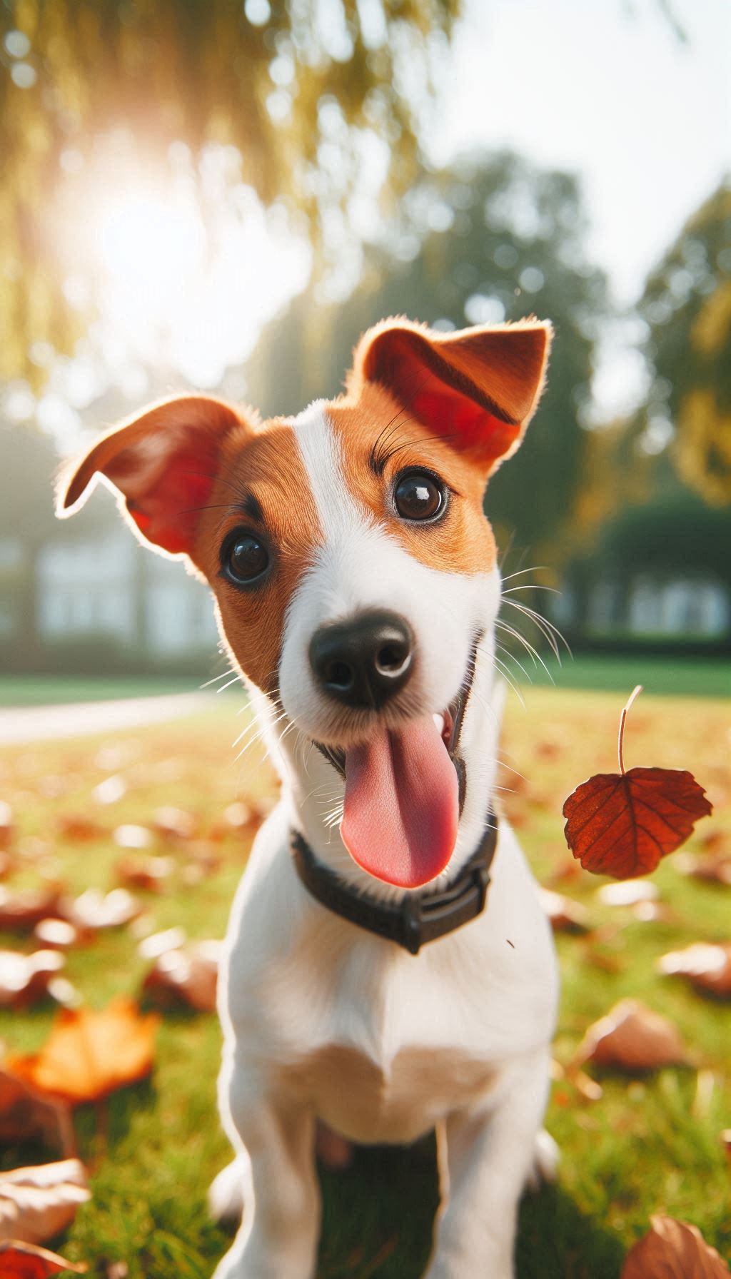 Playful Jack Russell Terrier in a Sunny Park (1)