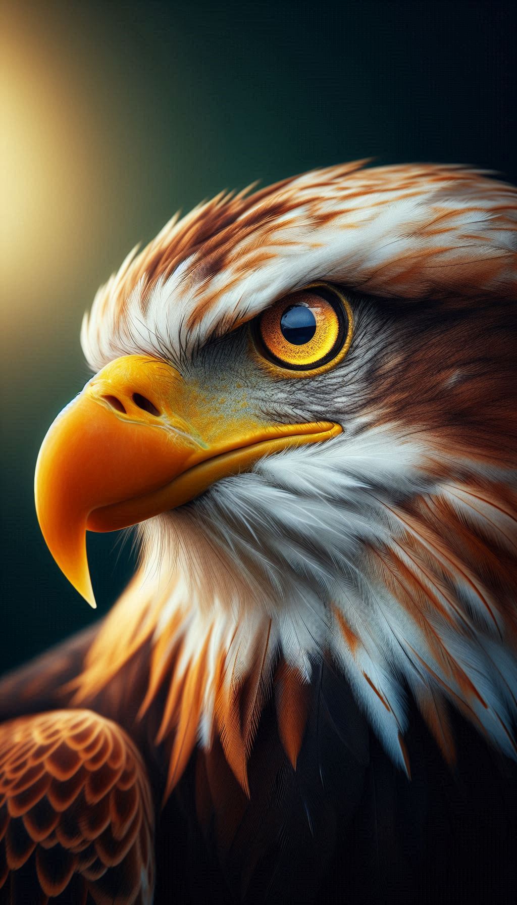 Stunning Eagle Eye Capturing the Intensity of Nature's Predator