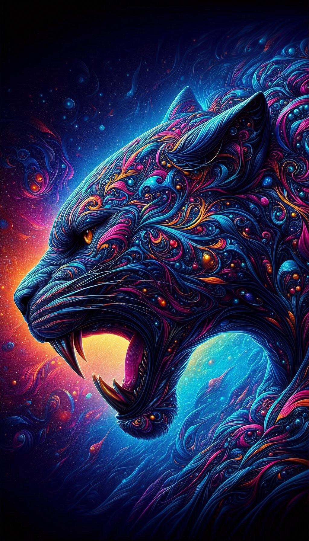 Vibrant Black Panther Art High Resolution Wallpaper Inspiration Background For Android