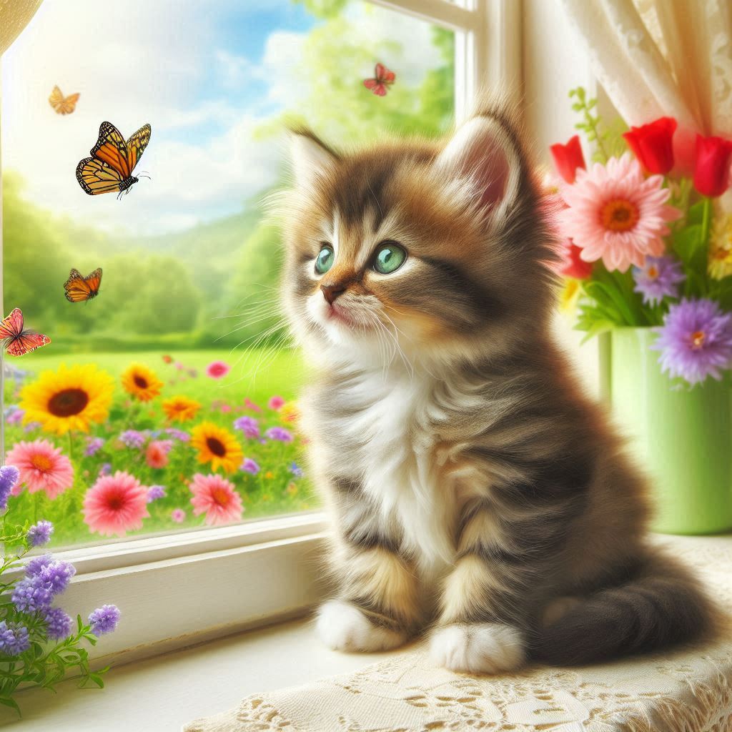 cat wallpaper cute