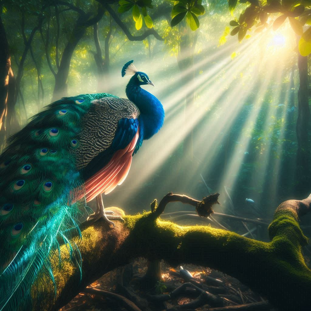 dancing peacock images