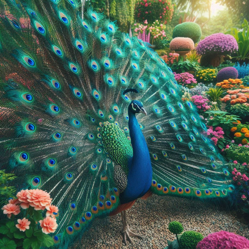 drawing peacock images
