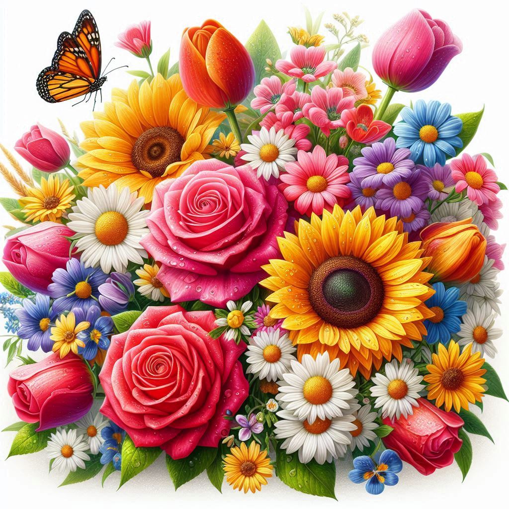flower garden images