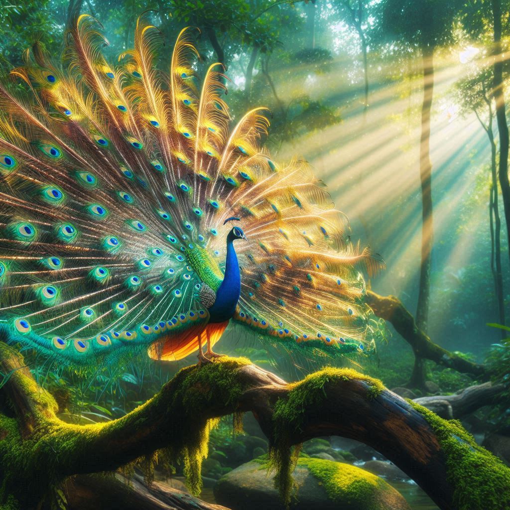 peacock drawing images