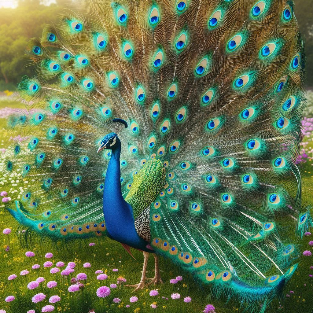 peacock feather with flute images